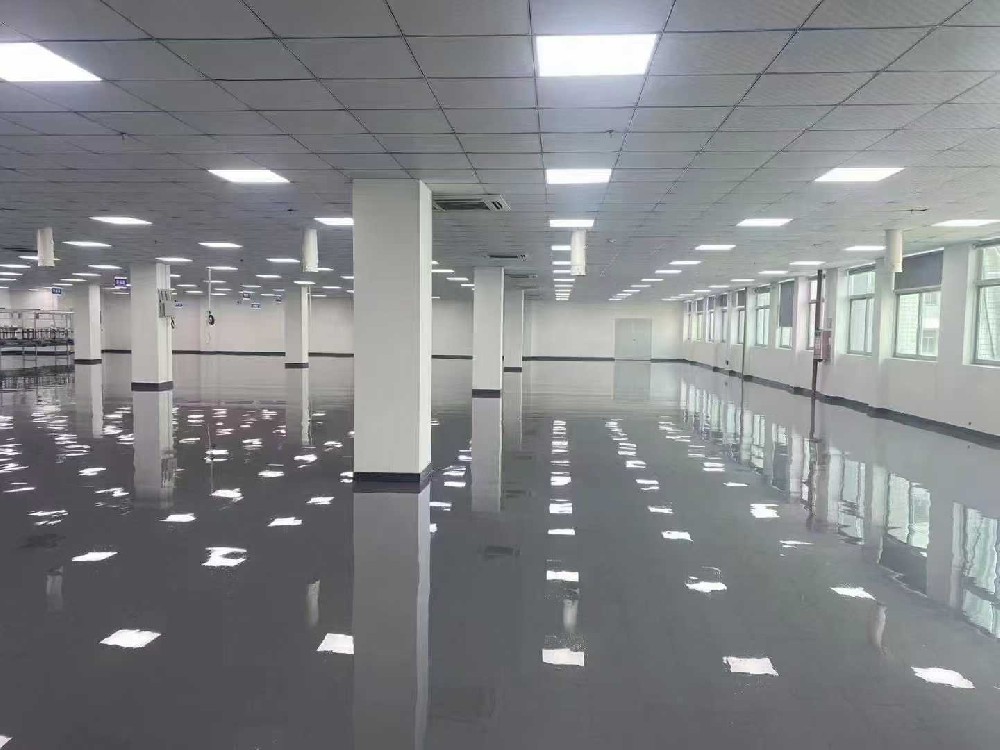 同盛創智谷產業園水底油面地坪工程