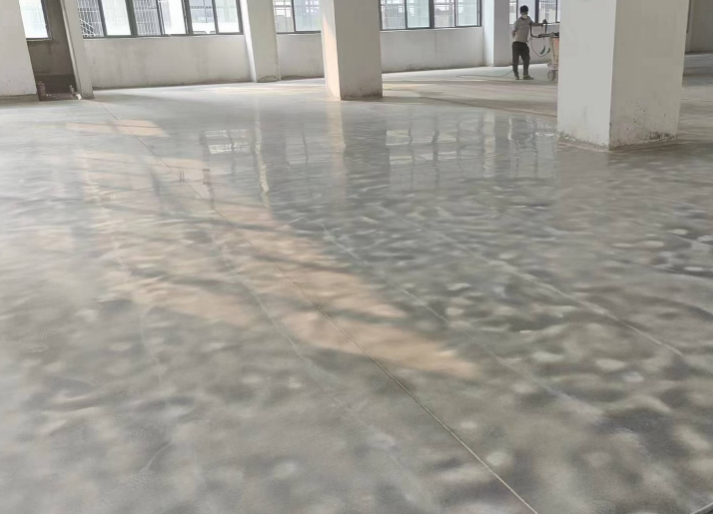 韶關博世鋁業有限公司車間水性環氧平涂地坪工程案例